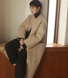 todayful Collarless Boa Coat 12020006 - メルカリ