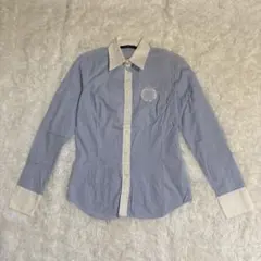 SCAPA SPORTS 長袖シャツ M ブルー フォーマル コットン 綿のサムネイル