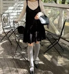 【Kastane】 格子フェザーチュニック