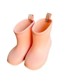 長靴 ショートブーツ　ピンク　16cm