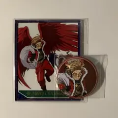 僕のヒーローアカデミア クリスマス アクリルカード 缶バッジ ホークス