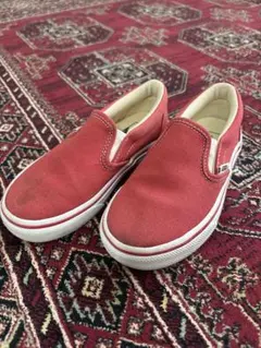 Vans 赤 スリッポン　17センチ