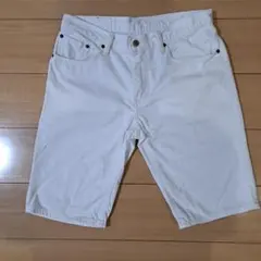 Levi's ホワイト デニム ショートパンツ メンズのサムネイル