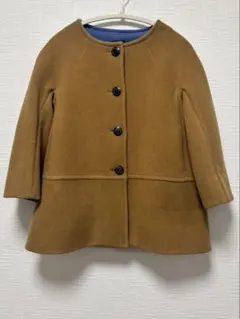 タイムセール！TOMORROWLAND ウールフレアコート キャメル　レディース