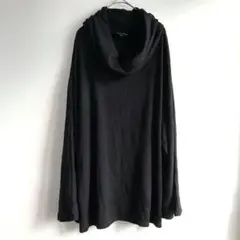 USA古着　Charlie Paige ブラック　カウルネック ニット　長袖