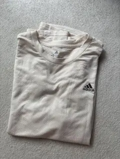 adidas RUNNING 半袖 Tシャツ ベージュ J/Lのサムネイル