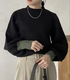 グリーンニット未使用