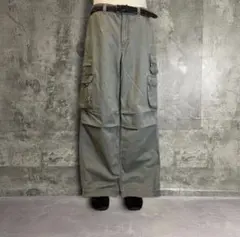 【00's】EddieBauer ワイドカーゴパンツ　ワークパンツ W34L32