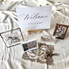 ウェルカムスペース 写真立て イーゼル 小物 結婚式