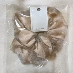 グローバルワーク　サテンシュシュ　ベージュのサムネイル