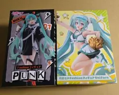 初音ミク Fashion フィギュア PUNK パンク　ユニフォーム　2点