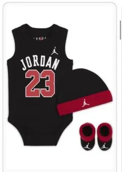 【美品】NIKE Jordan ジョーダン ベビー 3点セット23番 ブラック