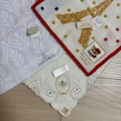 【新品タグ付き】タオルハンカチ　３枚