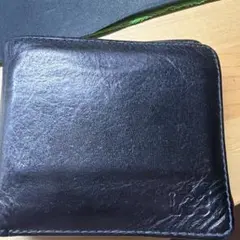 Lee 二つ折り財布 ブラック レザー