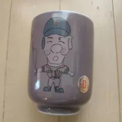 松井秀喜選手似顔絵入り九谷焼湯吞み　新品未使用