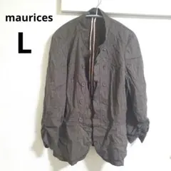maurices【L】ノーカラーダブルブレストジャケット