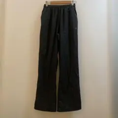 K1488 スーパースター 黒 サイドストライプ ジャージパンツ レディース