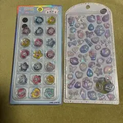 正規品　キラコロおはじきシール、ボンボンドロップシール