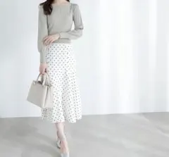 PROPORTION BODY DRESSING ドットアシメマーメイドスカート