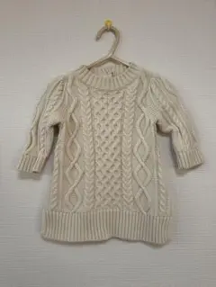 GAP オフホワイト ワンピース 60cm