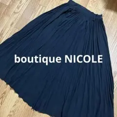 Nicole 黒 プリーツスカートのサムネイル