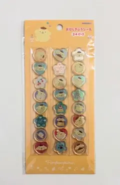 おまとめ可　ポムポムプリン　おはじきシール　新品未開封