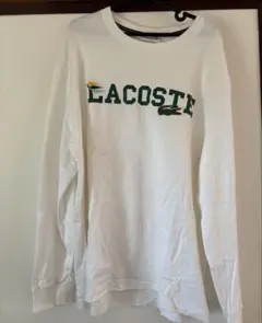 LACOSTE Tシャツ US L ホワイト
