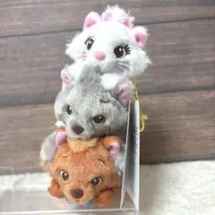 おしゃれキャットキーチェーン　マリー、ベルリオーズ、トゥルーズ