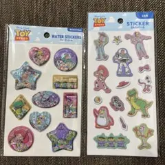 セリア ウォーターシール トイストーリー ふわふわシール セット ディズニー