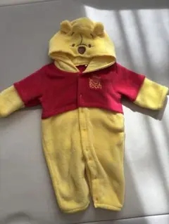 くまのプーさん フリースロンパース 50〜70cm