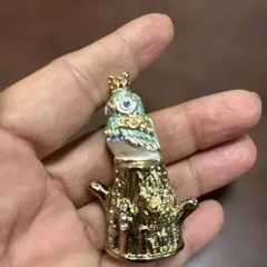 Christofle 銀製フクロウの置物 約6cm 箱付き - メルカリ