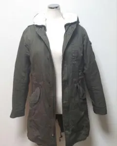 ナチュラルビューティーベーシック　2wayモッズコート　キルティングインナーボア