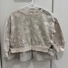 tete a tete 花柄トレーナー 90cm