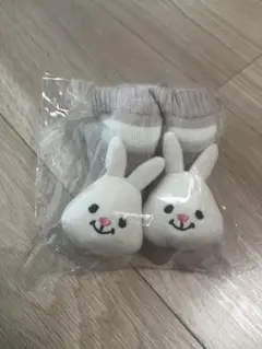 BABY SOCKS ラトル　　ベビー靴下　　うさぎ