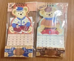 【希少】ダッフィー&シェリーメイ スーベニアメダル付き　卓上カレンダー2014のサムネイル