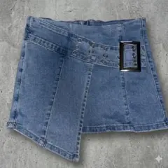 ギャル デニム ベルト ミニスカート y2k 00s グランジ