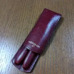 美品】MONTBLANC モンブラン ペンケース 1本差し ボルドー 本革 - メルカリ