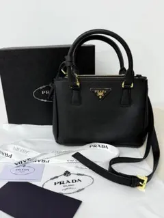 セール！ブラックレザー ショルダーバッグ