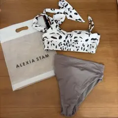 タグ付き、未使用】ALEXIA STAM ビキニセット レオパード柄▶︎S
