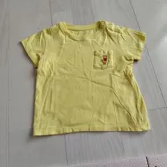 UNIQLO ベビー Tシャツ 90cm イエロー
