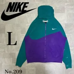 人気 NIKE バックロゴ フルジップ ビッグスウッシュ スウェット パーカー