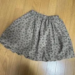 美品！GU GIRLS バルーンスカート　レオパード　　150cm
