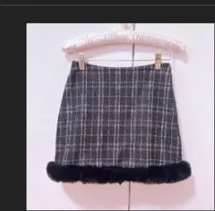 ファー　ミニスカート