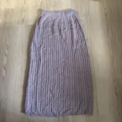 GU ケーブルニットスカート　サイズs