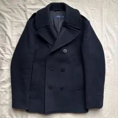 【現行】POLO RALPH LAUREN Pコート ピーコート ネイビー
