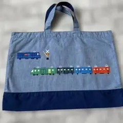 ファミリア 飛行機 レッスンバッグ トートバッグ - メルカリ