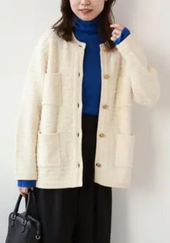 JOURNAL STANDARD relume TWEEDYニットジャケット