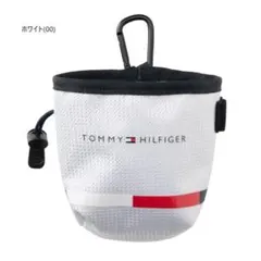 トミーヒルフィガー ゴルフ ミニポーチ〔シグネチャー〕 thmg6sed 白
