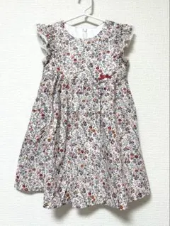 新品★タルティーヌエショコラ★ワンピース★サイズ110★ホワイト★花柄