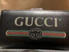 定価96400円　GUCCI ブラック 長財布 GGロゴ
